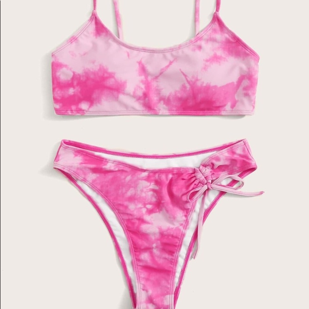 Pink Tie Dye Bikini Set NEW